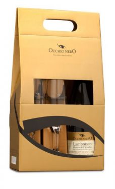 Kit OCCHIO NERO� Lambrusco Bianco com 02 Ta�as
