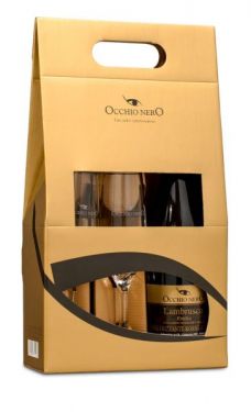 Kit OCCHIO NERO� Lambrusco Rosso com 02 Ta�as
